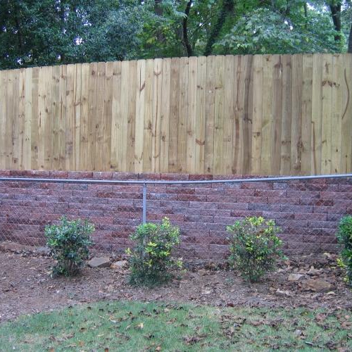 Retaining Wall & Fence 1