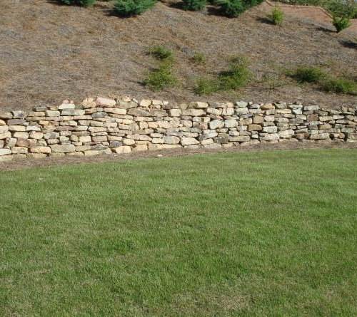 Stacked Stone Wall 1