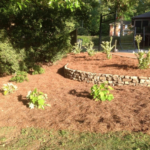 Stacked Stone Wall 10