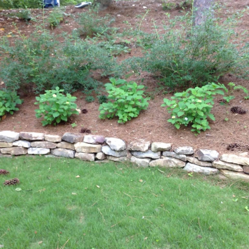 Stacked Stone Wall 15