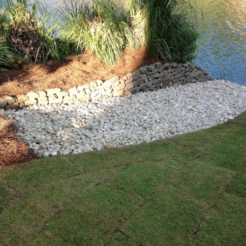 Stacked Stone Wall 18