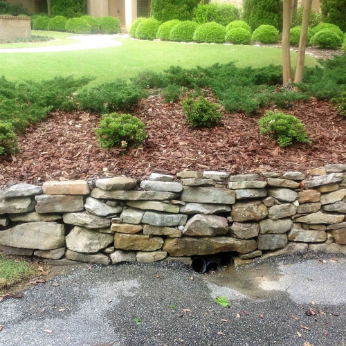 Stacked Stone Wall 19