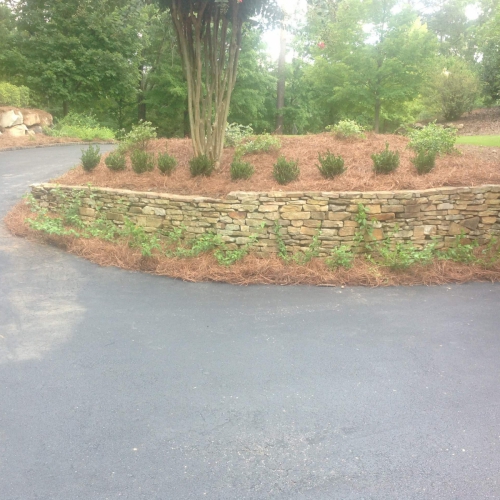 Stacked Stone Wall 24