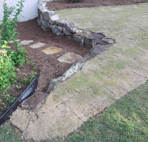 Stacked Stone Wall 4