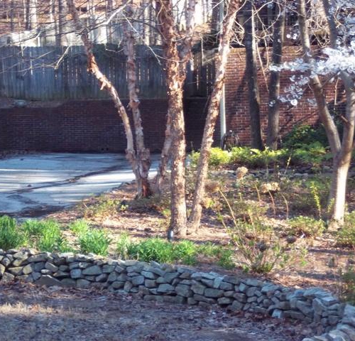 Stacked Stone Wall 8