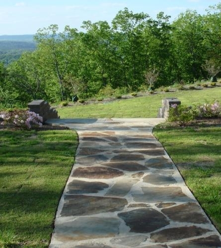 Flagstone Walkway to Stairs